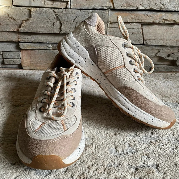 Taos Footwear Beige and Cream Sneakers - Picture 2 of 11